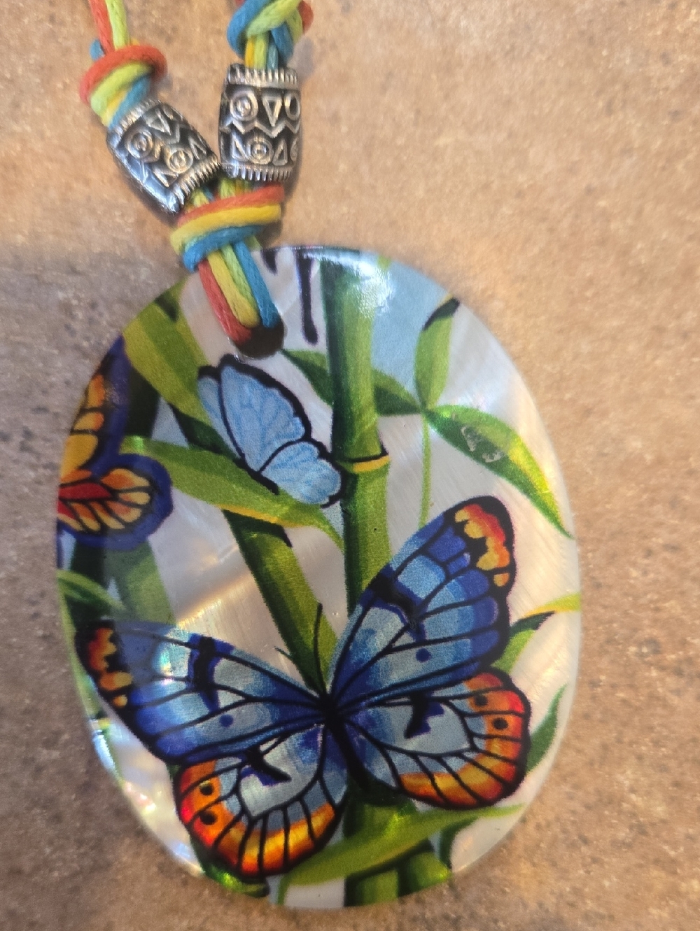 Unique Butterfly Multi-Strand Necklace - Picture 7 of 7